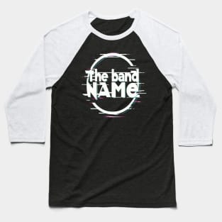 AJR The band name Glitch effect Baseball T-Shirt